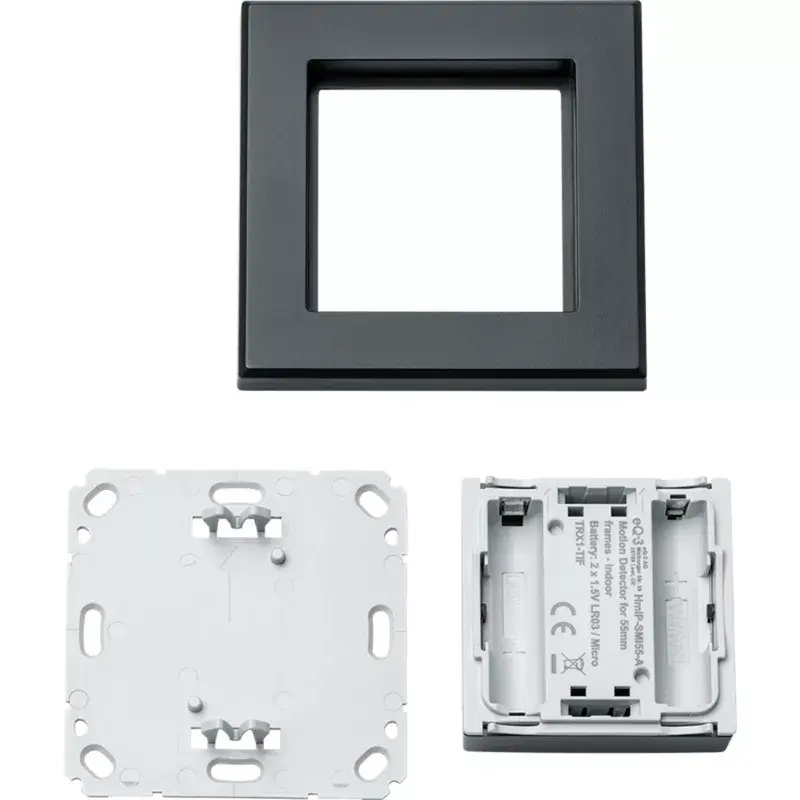 Detector de movimiento HomeMatic IP HmIP-SMI55-A antracita – montaje en pared/techo, marco 55