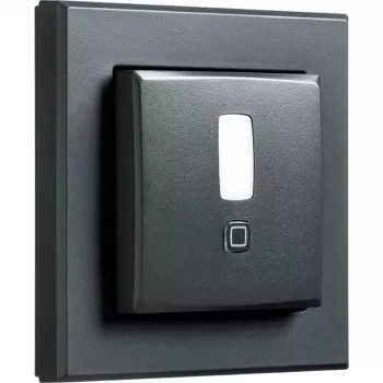 Detector de movimiento HomeMatic IP HmIP-SMI55-A antracita – montaje en pared/techo, marco 55