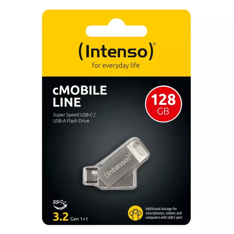 Memoria USB Intenso 128 GB USB Type-A USB Type-C cMobile Line