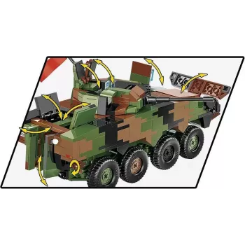 Set de construcción Cobi Armed Forces KTO Rosomak 2 en 1 (COBI-2629)