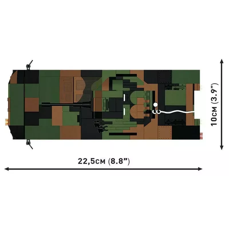 Set de construcción Cobi Armed Forces KTO Rosomak 2 en 1 (COBI-2629)
