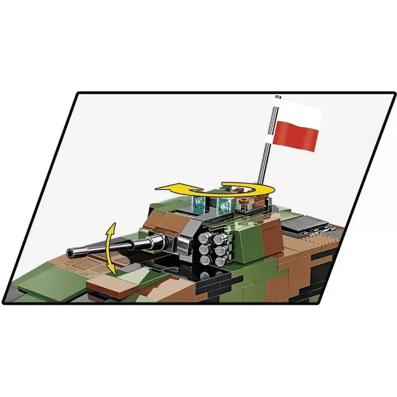 Set de construcción Cobi Armed Forces KTO Rosomak 2 en 1 (COBI-2629)