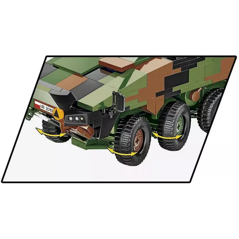 Set de construcción Cobi Armed Forces KTO Rosomak 2 en 1 (COBI-2629)