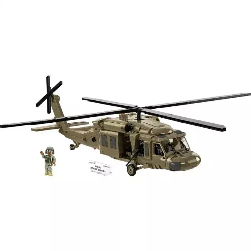 Set de construcción Cobi Sikorsky UH-60 Black Hawk 928 bloques, modelo COBI-5906