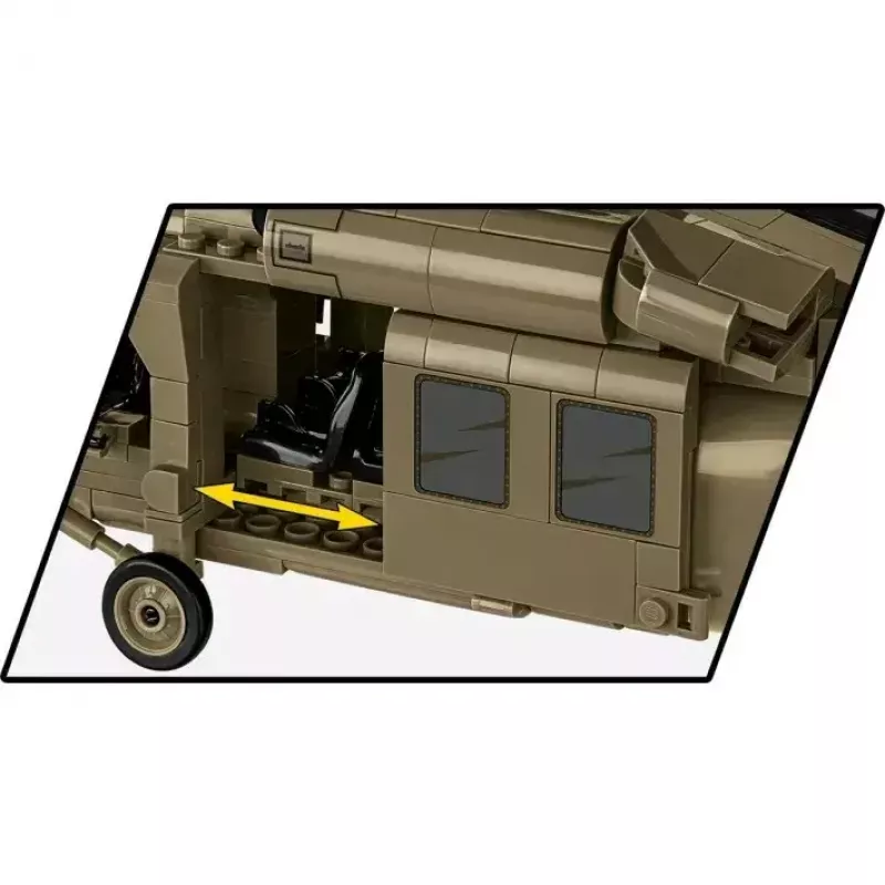 Set de construcción Cobi Sikorsky UH-60 Black Hawk 928 bloques, modelo COBI-5906