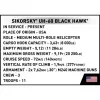 Set de construcción Cobi Sikorsky UH-60 Black Hawk 928 bloques, modelo COBI-5906