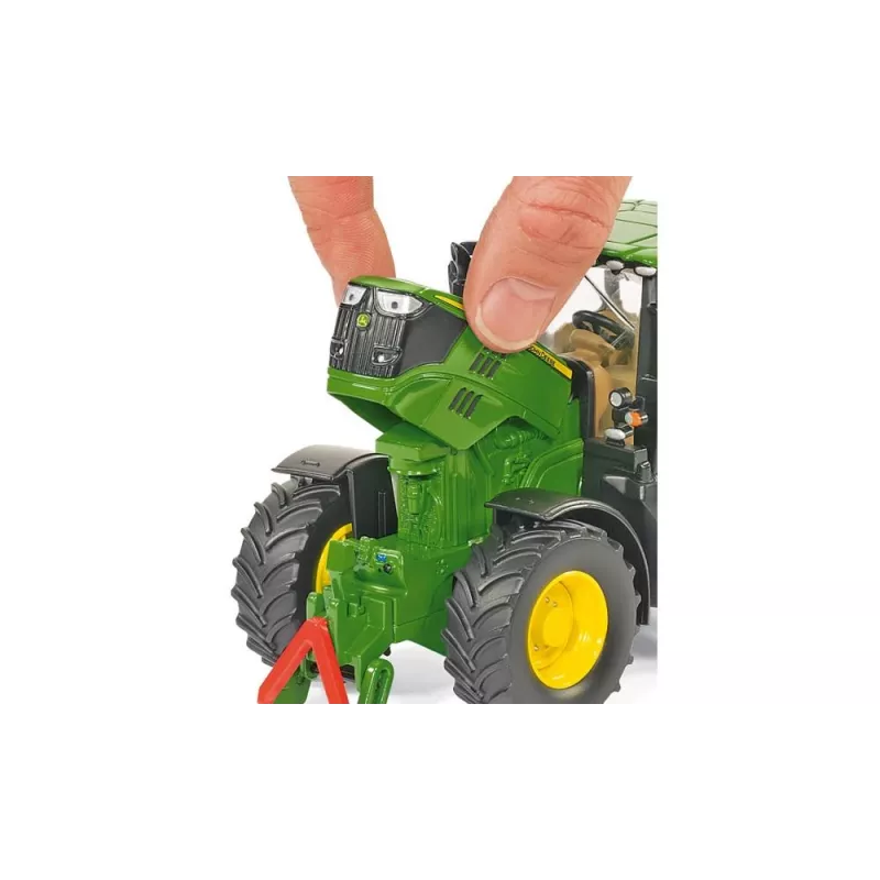 Siku John Deere 6210R, modelo de tractor, 3 años, metal, plástico, negro, verde