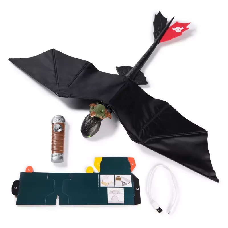 Dragón volador teledirigido Toothless de Spin Master – juguete RC, Cómo entrenar a tu dragón