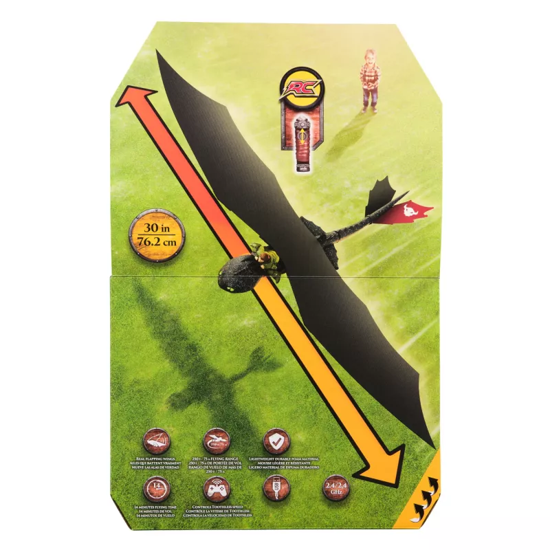 Dragón volador teledirigido Toothless de Spin Master – juguete RC, Cómo entrenar a tu dragón