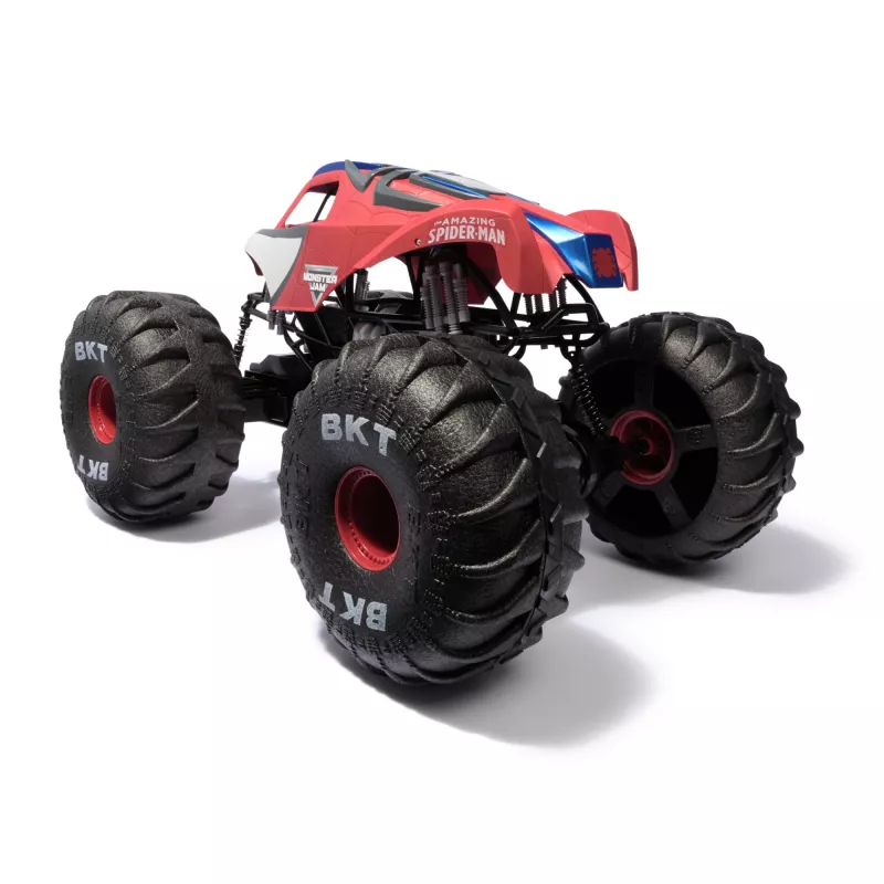 Monster Jam Marvel Mega Spider-Man camión monstruo RC, todoterreno, más de 60 cm de largo, escala 1:6, juguete de superhéroes para niños y niñas a partir de 4 años