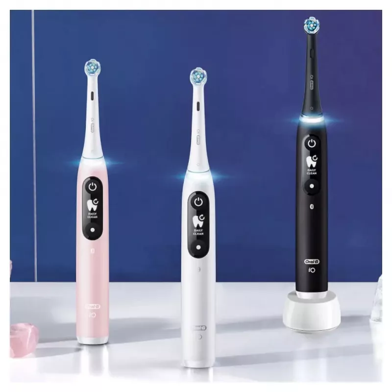 Cepillo de dientes vibratorio Oral-B iO Duo para adultos negro, rosé