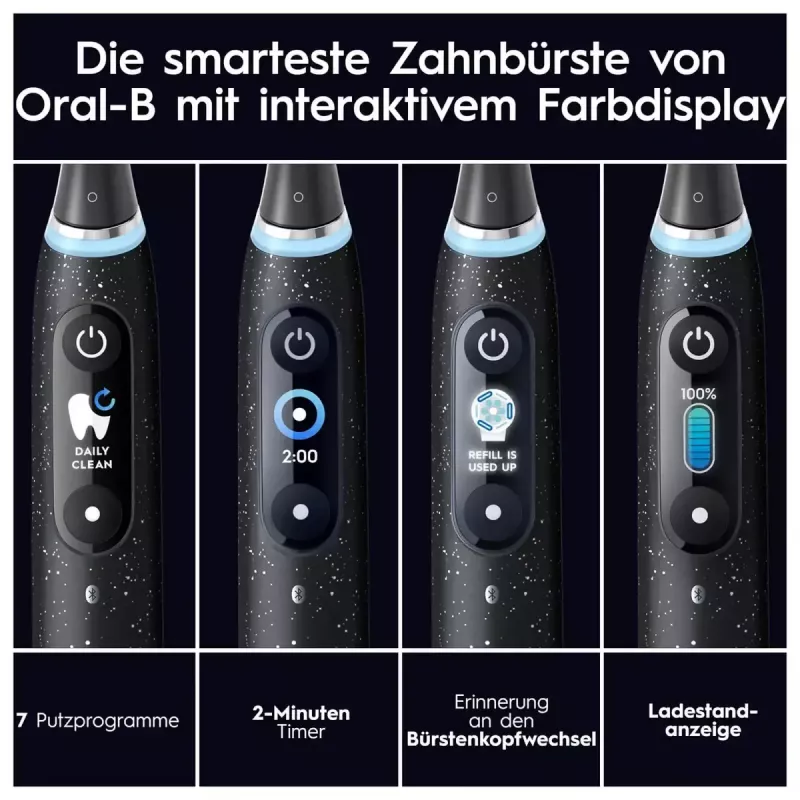Cepillo de dientes rotatorio Oral-B iO iO10 para adultos negro