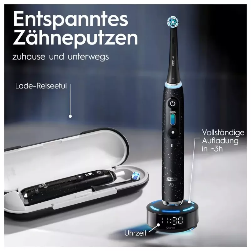 Cepillo de dientes rotatorio Oral-B iO iO10 para adultos negro