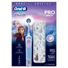 Cepillo de dientes rotatorio-oscilante Oral-B Vitality Pro Frozen para niños negro, gris