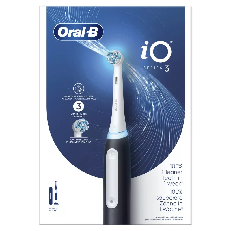 Cepillo de dientes eléctrico Oral-B para adultos cepillo de dientes rotatorio-oscilante negro blanco