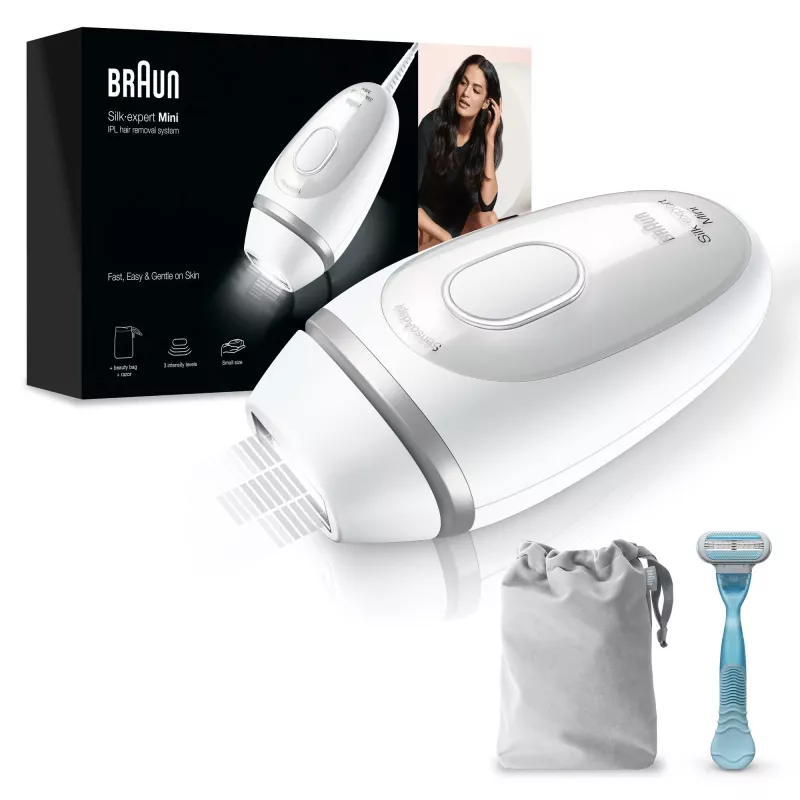 Depiladora Braun Silk-expert Mini PL1124 luz pulsada intensa IPL blanco