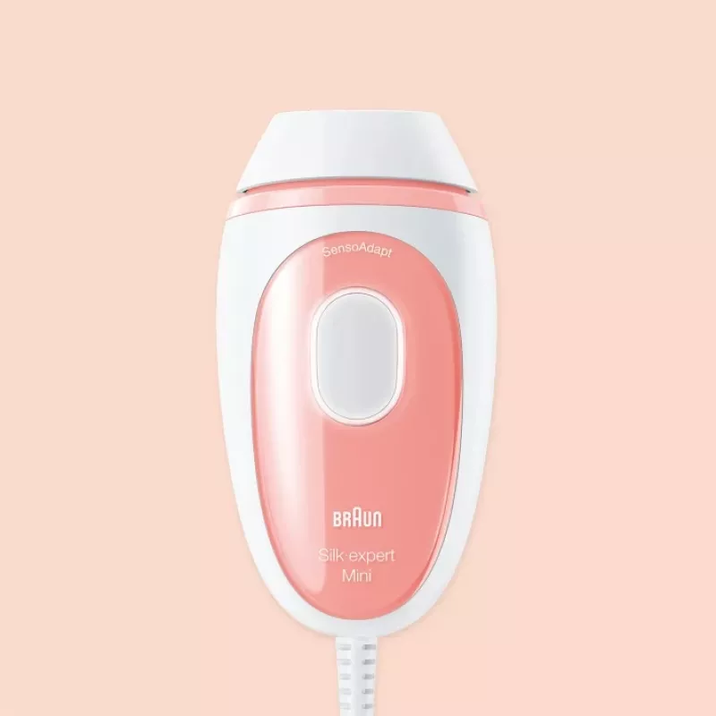 Braun Silk-expert Mini PL1000 IPL luz pulsada intensa (IPL) rosa, blanco