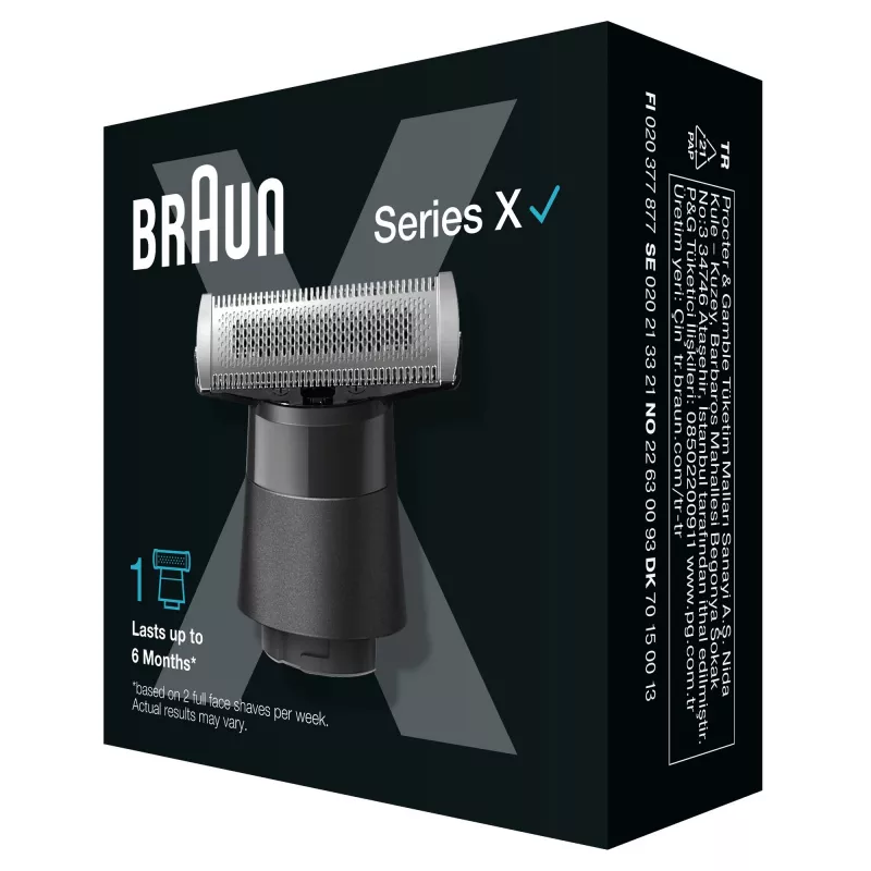 Cabezal de afeitadora Braun XT20 1 cabezal negro