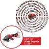 Amoladora angular a batería EINHELL AXXIO 18/115 — 18 V, disco de 115 mm, carcasa (sin batería/cargador)