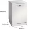 Bosch Serie 2 SMS2HTW08E lavavajillas independiente 13 cubiertos