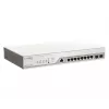D-Link switch gestionado inteligente Nuclias de 10 puertos Gigabit PoE+ con 2 puertos SFP