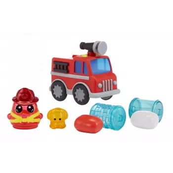 MGA Entertainment DohKins camión de bomberos y bombero, set de juego de plastilina, multicolor, niño, niño/niña, 3 año(s), 99 año(s)