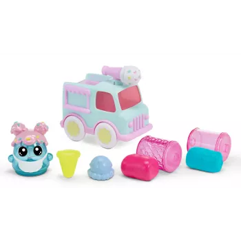 MGA Entertainment DohKins camión de helados y panadero, set de juego de plastilina, multicolor, niño, niño/niña, 3 años, 99 años