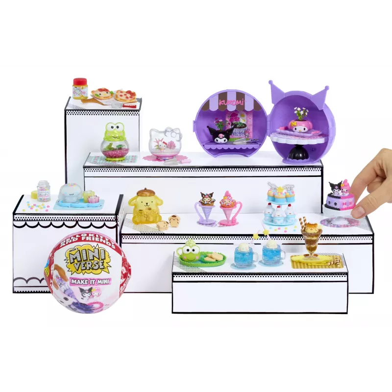 Miniverse Make It Mini SANRIO Series 2 Asst en PDQ, 8 año(s), multicolor, plástico