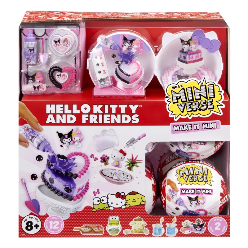 Miniverse Make It Mini SANRIO Series 2 Asst en PDQ, 8 año(s), multicolor, plástico