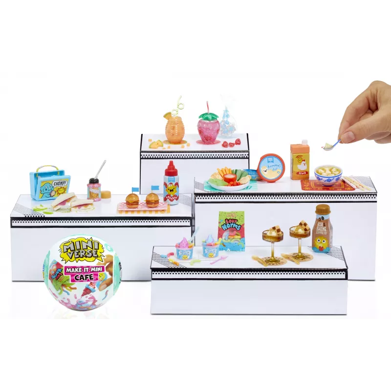 Miniverse Make It Mini Foods: Café en PDQ Serie 5 (Wave A), 8 años, multicolor, plástico