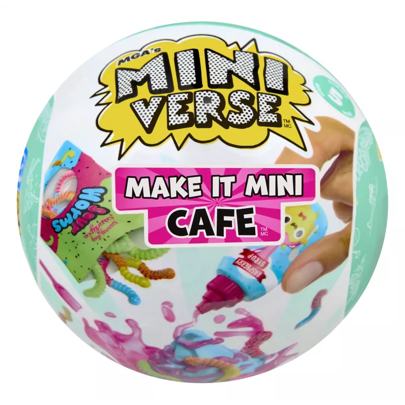 Miniverse Make It Mini Foods: Café en PDQ Serie 5 (Wave A), 8 años, multicolor, plástico