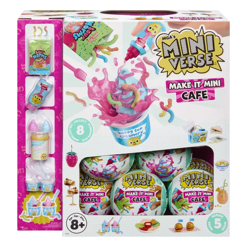Miniverse Make It Mini Foods: Café en PDQ Serie 5 (Wave A), 8 años, multicolor, plástico