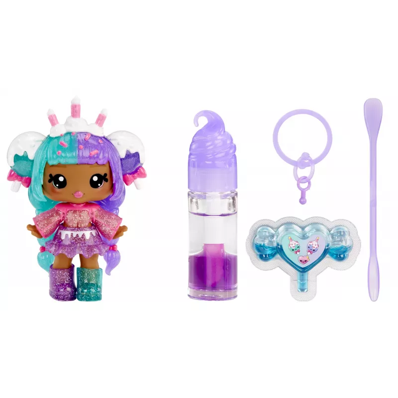 MGA Entertainment Yummiland muñeca misteriosa con brillo de labios - Carly Cakepop