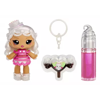 MGA Entertainment Yummiland muñeca con brillo de labios Sour Sweeties - Misty Cakes