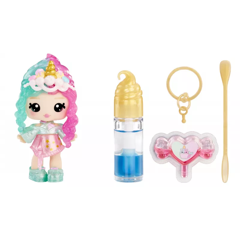 MGA Entertainment Yummiland muñeca misteriosa con brillo de labios - Phoebe Frappe