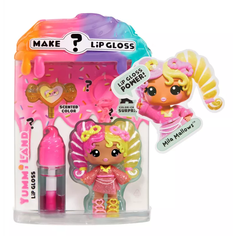MGA Entertainment Yummiland muñeca misteriosa con brillo de labios - Mila Mallows