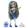 Rainbow High Rainbow Shimmers con slime muñeca de moda - Skyler (azul)