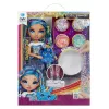 Rainbow High Rainbow Shimmers con slime muñeca de moda - Skyler (azul)
