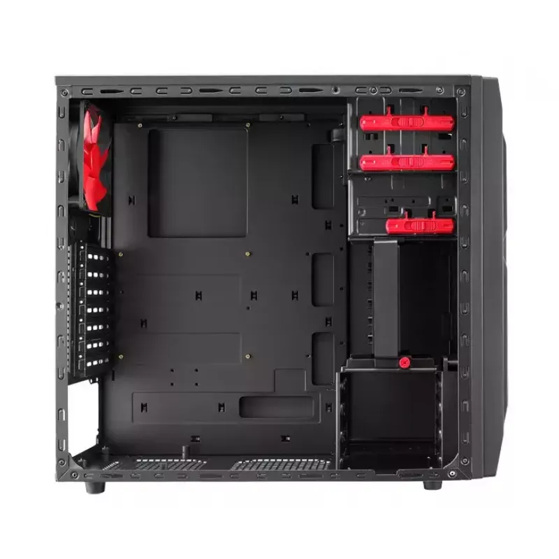 Chieftec LF-02B-OP caja de ordenador torre Midi negra