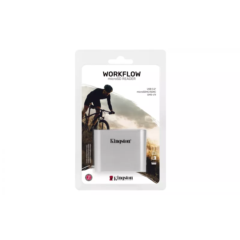 Kingston Technology USB3.2 Gen1 Workflow Dual-Slot microSDHC/SDXC UHS-II lector de tarjetas
