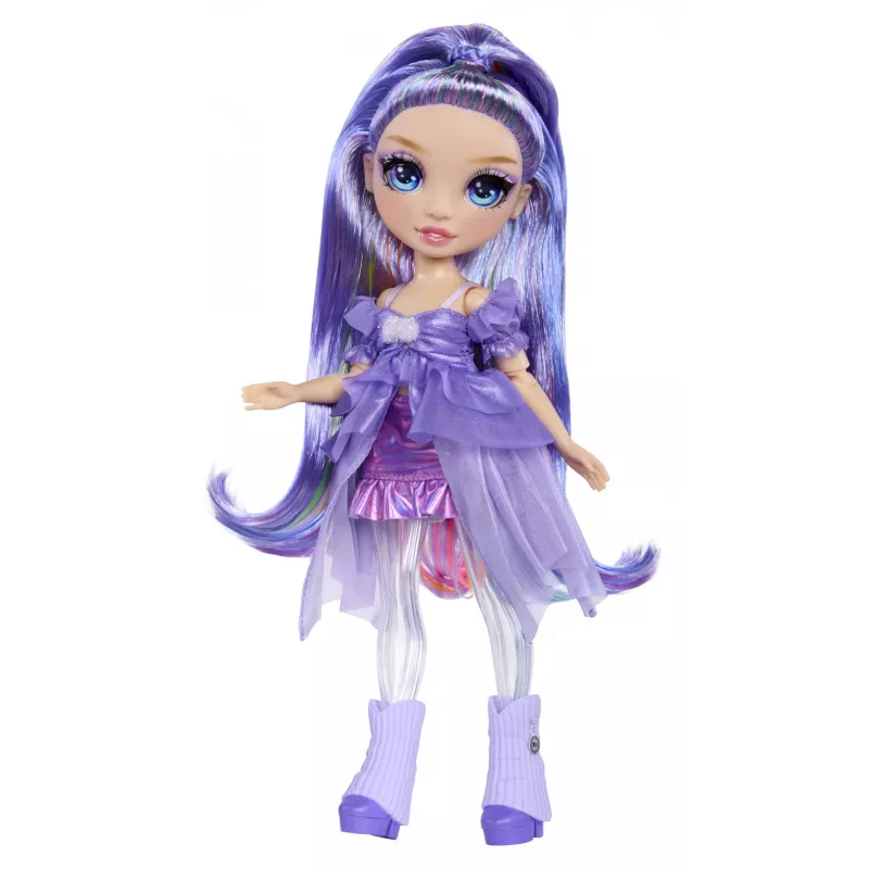 Rainbow High Rainbow Shimmers con slime muñeca de moda - Violet (lila)