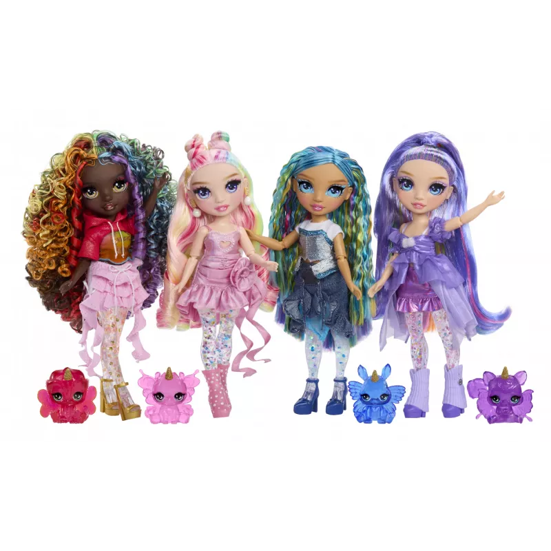 Rainbow High Rainbow Shimmers con slime muñeca de moda - Violet (lila)