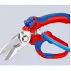 Alicate Knipex 95 05 20 SB acero inoxidable mango de plástico azul rojo