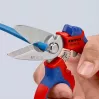 Alicate Knipex 95 05 20 SB acero inoxidable mango de plástico azul rojo