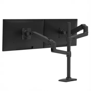 ERGOTRON LX brazo de apilamiento doble, barra alta (negro mate)