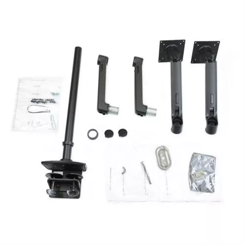ERGOTRON LX brazo de apilamiento doble, barra alta (negro mate)