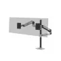 Ergotron Serie LX brazo de apilamiento doble, columna alta 101,6 cm, aluminio, abrazadera, 20 kg