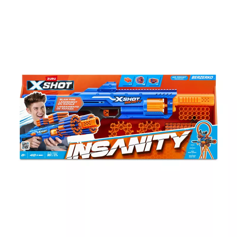 XSHOT Insanity Berzerko (48 dardos) ZURU