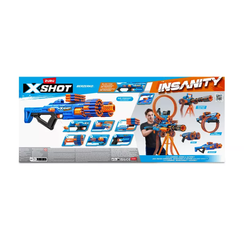 XSHOT Insanity Berzerko (48 dardos) ZURU