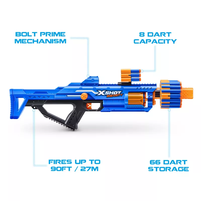 XSHOT Insanity Berzerko (48 dardos) ZURU